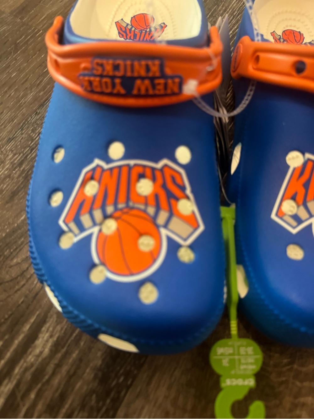 New York Knicks Blue & Orange Crocs - M6/W8 - Picture 3 of 3